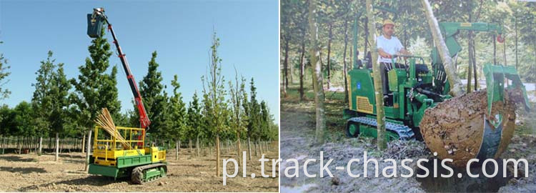 5 -tonowe podwozie gumowe i podwozie